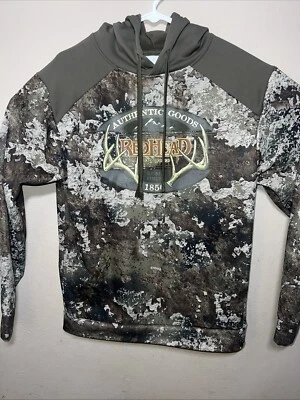 Sudadera con capucha forrada de lana RedHead para hombre camuflaje talla pequeña  Foto 1 de 4