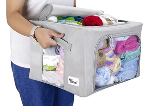 Periea - Beau - Collapsible Home Storage Boxes with Steel Frames - 4 Sizes - Picture 1 of 282
