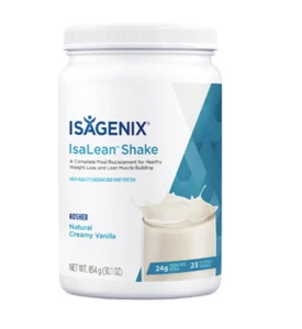 ISAGENIX IsaLean KOSHER Natural Creamy Vanilla Shake Meal Replacement - Picture 1 of 2