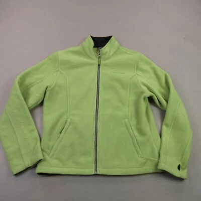 Chaqueta Spyder Mujer 14 Cremallera Completa Manga Larga Verde Polar Exterior Informal Foto 1 de 4