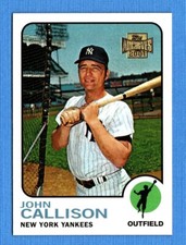 2001 Topps Archives #131 Johnny Callison Yankees 1973