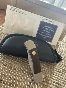 Franklin Mint Wyatt Earp collectible pocket knife with Case - Picture 1 of 2