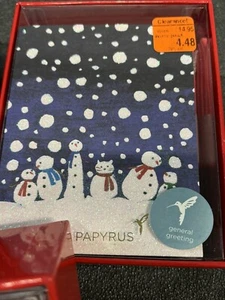 Lot Of 60 Papyrus Christmas Note Cards New 3 Package Glittering Holiday Cards - Picture 1 of 4