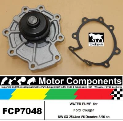 WATER PUMP FCP7048 for Ford  Cougar SW SX 2544cc V6 Duratec 3/96 on - image 1 of 3