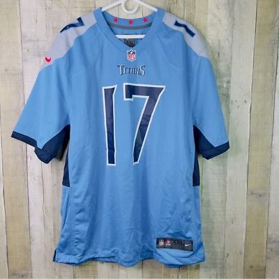 Camiseta masculina NFL Tennessee Titans #17 Ryan Tannehill etiqueta XXL presa por dentro - Imagem 1 de 4