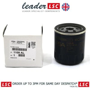 Oil Filter Peugeot 208 2012 to 2019 1109AL 8456183480 1651066G02 Genuine New - Picture 1 of 12
