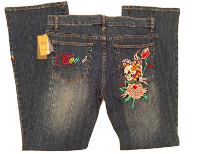 COOGI NEW AUSTRALIAN  ROYALTY DESIGNER BLUE JEANS - See measurements  SIZE 19-20 - Image 1 of 4