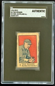 1926 TRIS SPEAKER W512 #4 - Ex-Mgr. Cleveland A.L. - SGC A Authentic - Picture 1 of 2