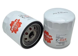 C-1123 - Filtro de aceite Sakura equivalente a Ryco Z418, Z422 para Alfa Romeo BMW Ford - Imagen 1 de 1