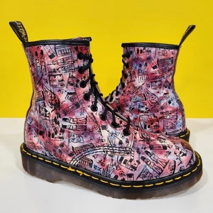 💥Dr. Martens Doc England MIE Rare Vintage London Scene 1460 Boots UK5 US7💥 - Bild 1 von 10