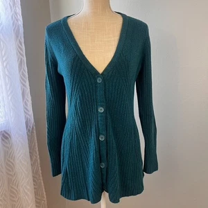 Cabi türkis lange Deko Strickjacke Medium Pullover Knopfleiste weich kuschelig Langarm - Bild 1 von 14