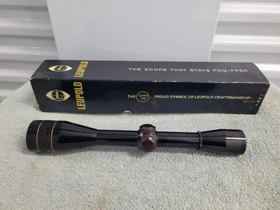 Leupold M8 - 10X A.O. Escopo de rifle vintage 10x40mm bom - Imagem 1 de 4