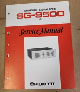 Pioneer SG-9500 Equalizer Service Manual - Original - Picture 1 of 2
