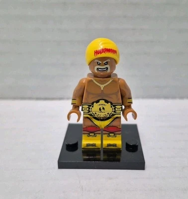 Hulk Hogan Hulkmania Wrestling Custom Minifigures - Image 1 of 4
