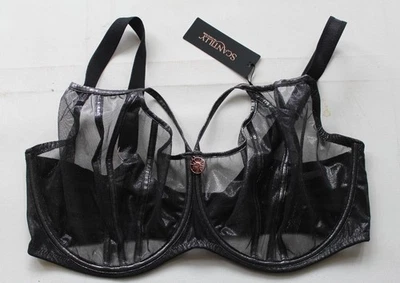 Sujetador de balcón con aros Black Scantilly by Curvy Kate Eos - 40 HH - NUEVO CON ETIQUETAS Foto 1 de 4