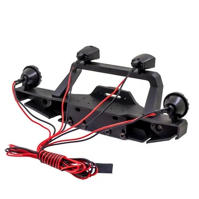 Metall Front Heckstoßstange Set für 1/10 TRX4 Axial SCX10 III AX103007 RC Auto D - Bild 1 von 4