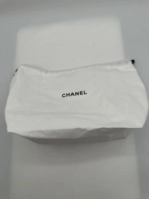 Мешок для пыли CHANEL Chanel красивый мешочек на шнурке 100% хлопок 11 дюймов x 7 дюймов x 5 дюймов - Изображение 1 из 4