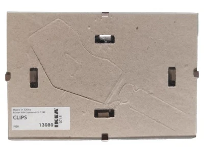 IKEA Cornice Clips Vetro 10x15 cm Trasparente Minimalista - Immagine 1 di 3