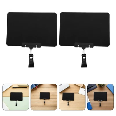  10 Sets Erasable Price Tag Display Clips for Sign Chalk Board Signs Food - Image 1 of 4