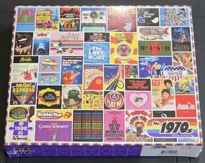 BEMERKUNGEN DIE 1970er 1500-TEILIGES PUZZLE CHARLIES ANGELS SNOOPY JAWS *VERSIEGELT IN BOX* - Bild 1 von 2