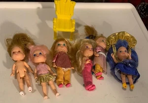 Vintage Wish World Kids Kenner Dolls- LOT 6 dolls & Chair - LOT3-27 - Picture 1 of 1