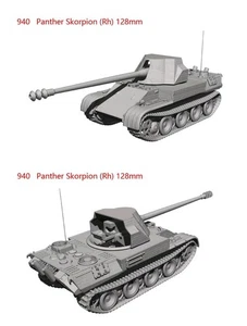 3D Printed 1/72 German Panther Skorpion (Rh) 128mm tank Unpainted- - Picture 1 of 1