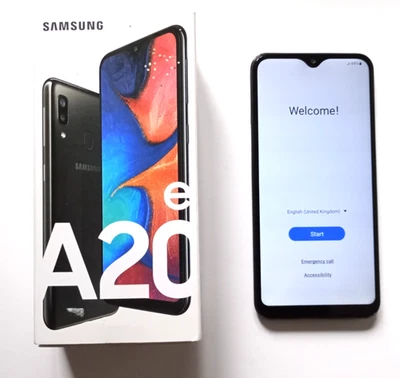 Samsung Galaxy A20e - 32GB - Black Dual SIM Dual camera very good used condition - Image 1 of 4