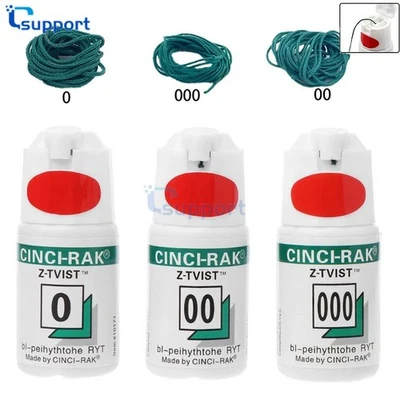 Embalaje de cable de retracción gingival dental de 5 botellas 0/00/000 Foto 1 de 4