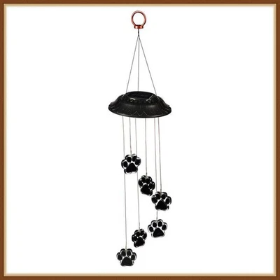 MÓVIL CON ENERGÍA SOLAR EVERGREEN * HUELLAS DE PATAS EN CASCADA * CAMBIO DE COLOR - NUEVO Foto 1 de 3