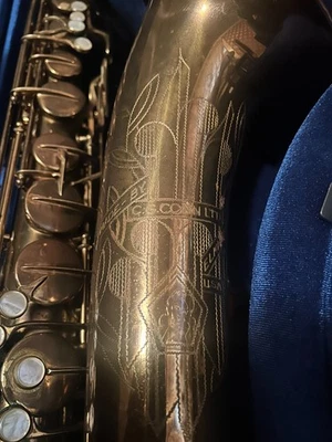 Saxofón tenor Conn 1953 10M Naked Lady ¡Bonito! Foto 1 de 4