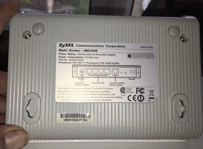 Zyxel WAN Cable Wireless Router-Used but Tested Fully Working - Image 1 of 3