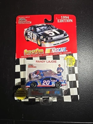 Racing Champions #20 Randy Lajoie 1994 escala 1:64 Die Cast Stock Car azul blanco Foto 1 de 4