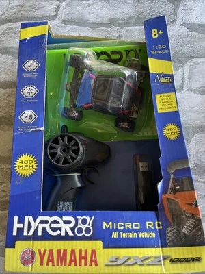 Hyper Toys Yamaha YXZ 1000R 480 MPH to Scale RC Vehicle, Black/Red New - Image 1 of 2