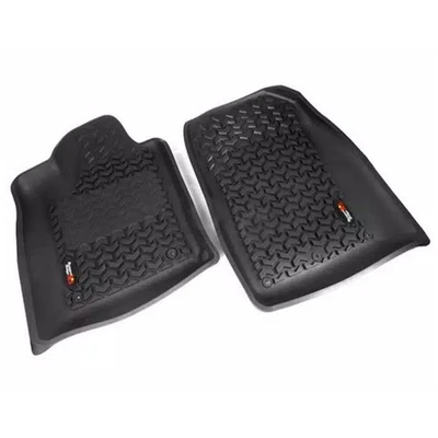 Rugged Ridge All Terrain Front Row Floor Liners for 97-06 Wrangler TJ / LJ Pair Foto 1 de 4