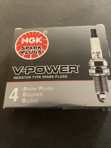 4 Pack NGK V-Power 6953 Spark Plugs BKR5E-11 ps - Foto 1 di 2