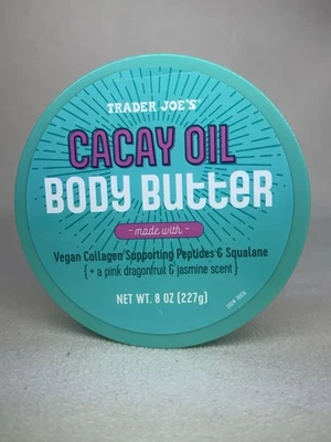 Trader Joe’s Cacay Oil Body Butter Moisturizer Pink Dragonfruit Jasmine Vegan - Image 1 of 3