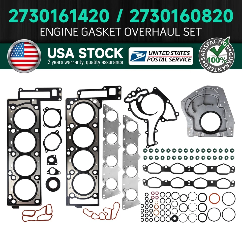 Juego de revisión de juntas de motor para Mercedes-Benz CLS500 G500 SL500 5,5 L 2006-2010 Foto 1 de 4