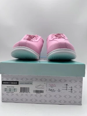 Zapatilla deportiva de lona Apex Ellen para mujer, rosa, 11 X-Wide S1413 Foto 1 de 4