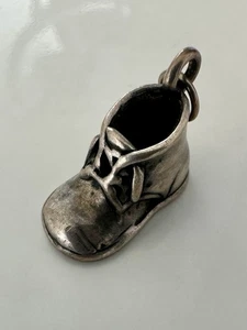 Vintage 925 Sterling Silber Stiefel Schuh Charm 5 Gramm - Bild 1 von 9