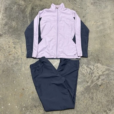 Terno de pista vintage feminino Nike corta-vento Y2K tamanho G - Imagem 1 de 4