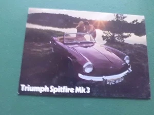 TRIUMPH SPITFIRE  SALES BROCHURE  1970 - Bild 1 von 4