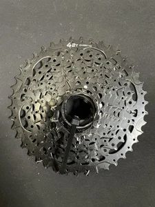 microSHIFT ADVENT Cassette - 9 Speed, 11-42t, Black, ED Coated, Alloy Large Cog - Picture 1 of 5