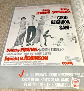 May 21 1964 MOTION PICTURE DAILY Ad -GOOD NEIGHBOR SAM w/ Jack Lemmon - Picture 1 of 7