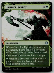Garruk's Uprising U Wilds of Eldraine: Enchanting Tales 53 NM - Bild 1 von 2
