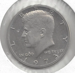 1973-S CLAD PROOF KENNEDY HALF - Picture 1 of 2