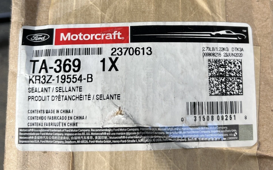 Sellador Motorcraft TA369 Motorcraft Ta369 Foto 1 de 1