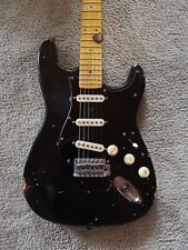 Vintage S-Style, E-Guitar, Fender Deluxe Drive Stratocaster, Black Relic for sale