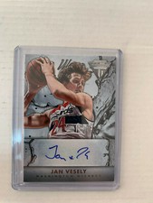 Jan Vesely 2013-14 Titanium Rookie Auto Card #33