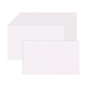 100 Sheets White Cardstock Paper 4x6 Inch 80lb Thick Paper Heavyweight Cards ... - Picture 1 of 7