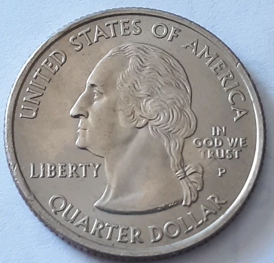 2006 P Nebraska over polished Weak "T" in Trust + Misalign Colorized Reverse a13 - Image 1 of 4